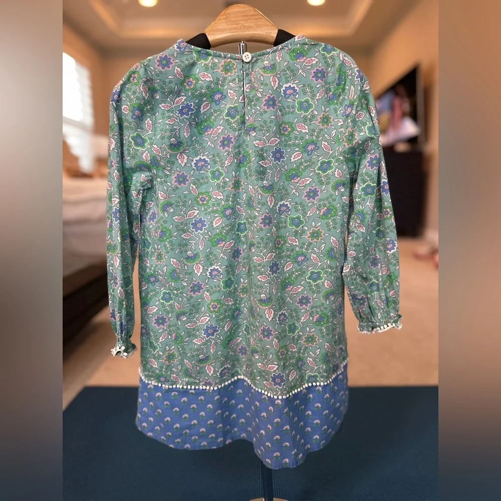 Mini Boden Girls Block Print Caftan - Picture 3 of 9